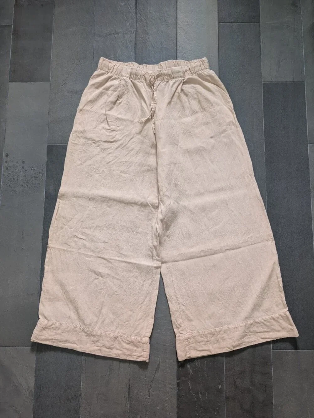 Zara wide leg linen pants - L